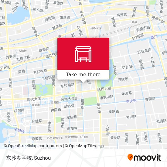 东沙湖学校 map