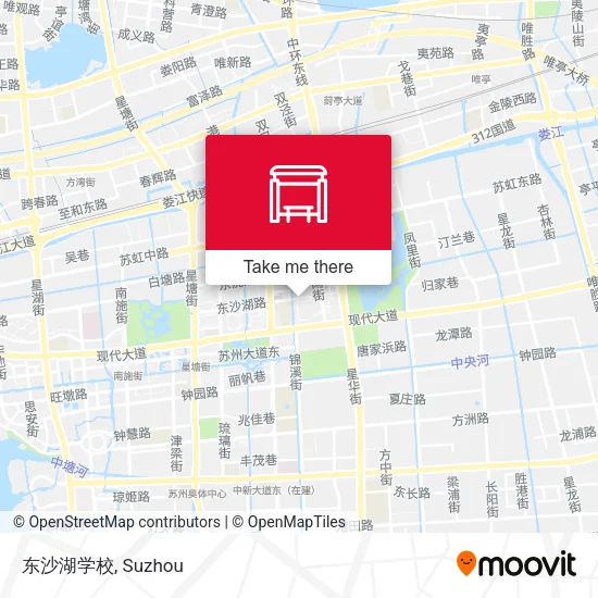 东沙湖学校 map