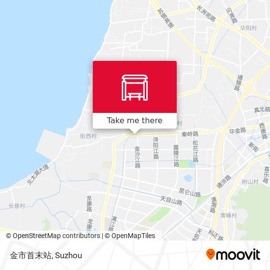 金市首末站 map