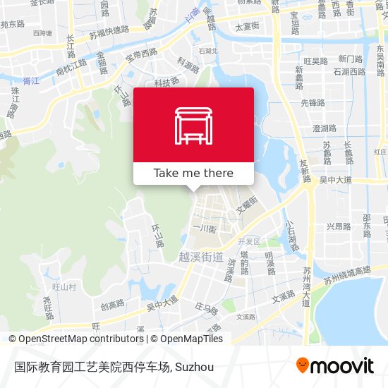 国际教育园工艺美院西停车场 map