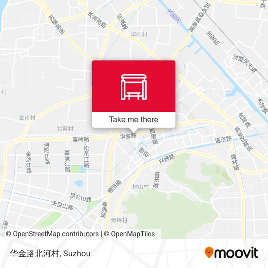华金路北河村 map