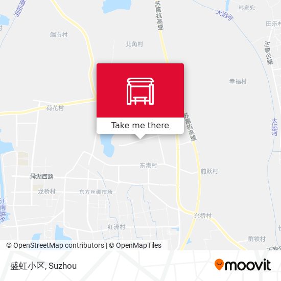 盛虹小区 map
