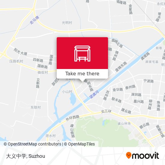 大义中学 map
