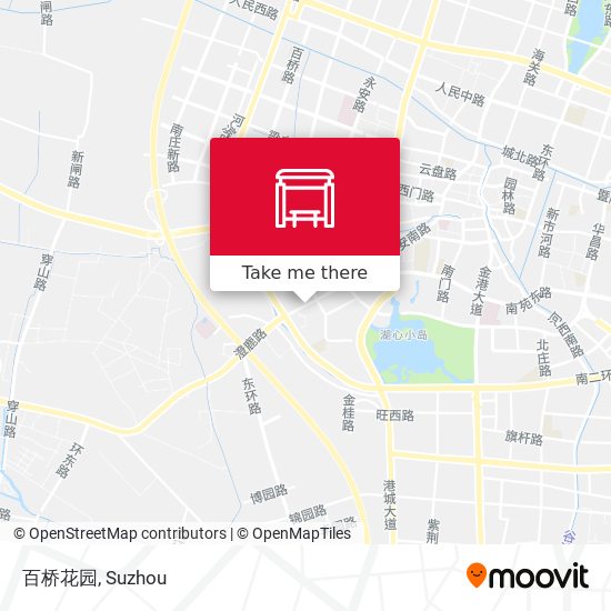 百桥花园 map
