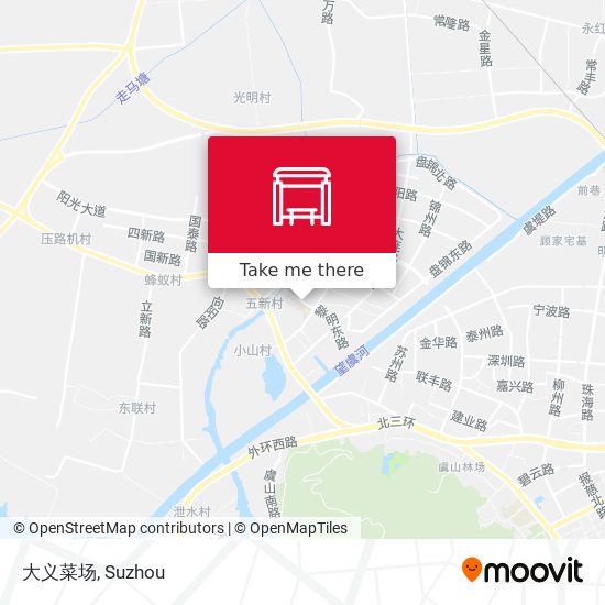 大义菜场 map