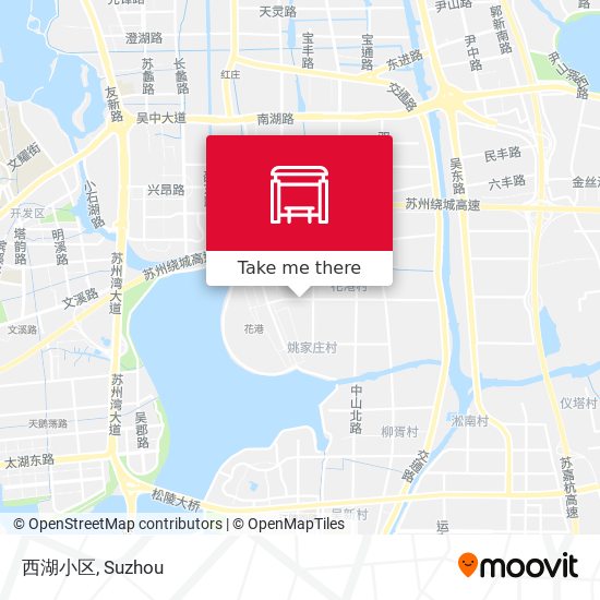 西湖小区 map