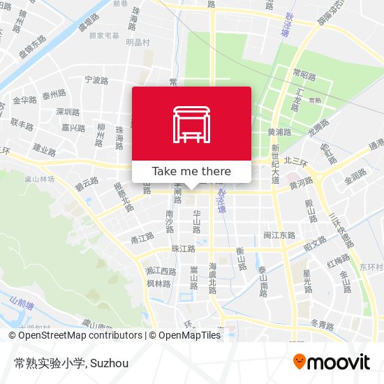 常熟实验小学 map