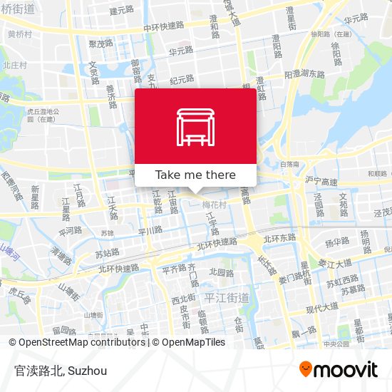 官渎路北 map
