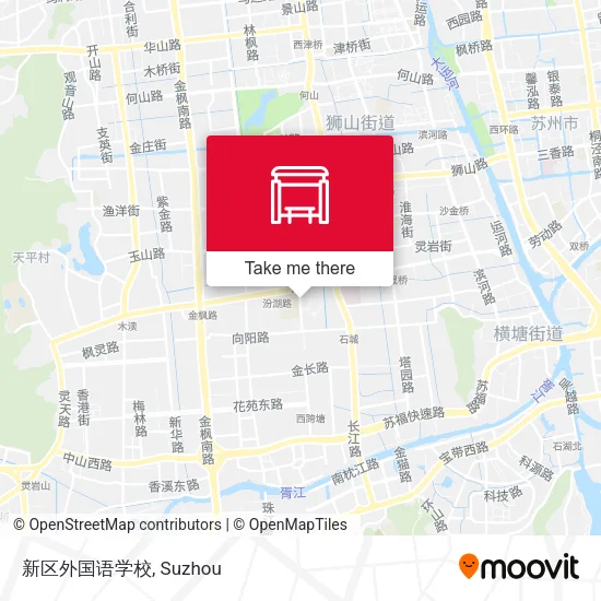 新区外国语学校 map