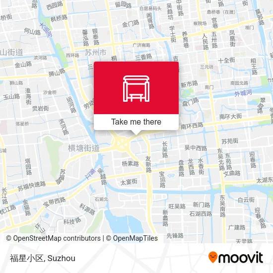福星小区 map