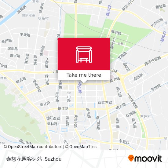 泰慈花园客运站 map