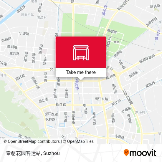 泰慈花园客运站 map