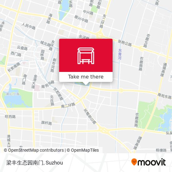 梁丰生态园南门 map
