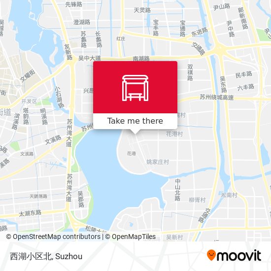 西湖小区北 map