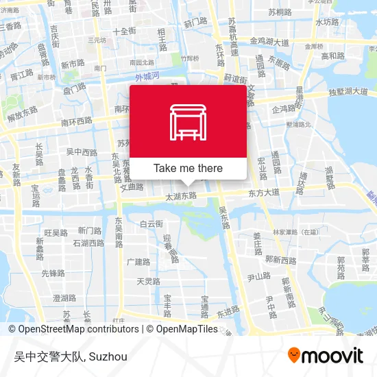 吴中交警大队 map