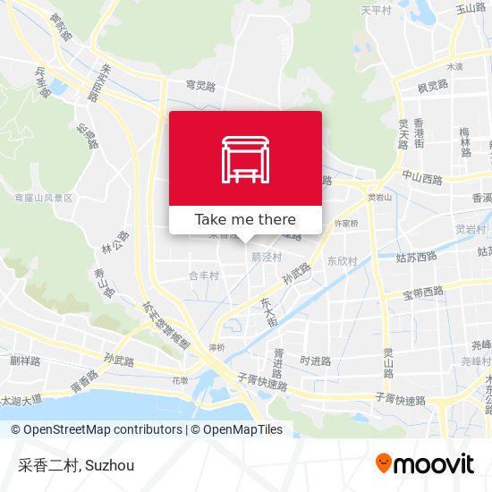 采香二村 map