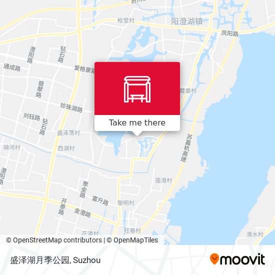 盛泽湖月季公园 map
