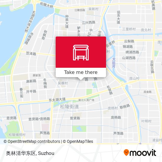 奥林清华东区 map