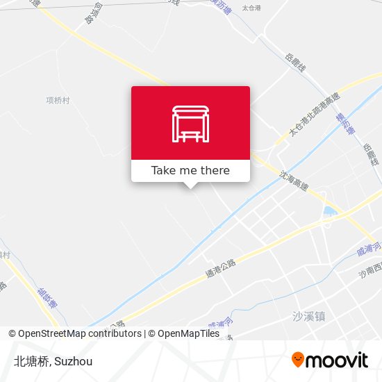 北塘桥 map
