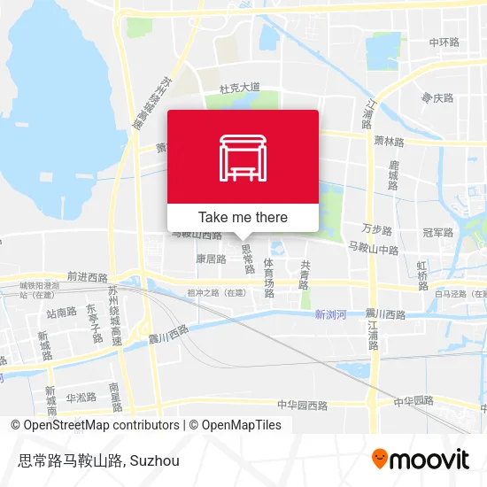 思常路马鞍山路 map