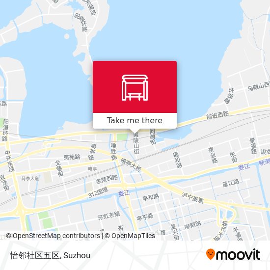 怡邻社区五区 map