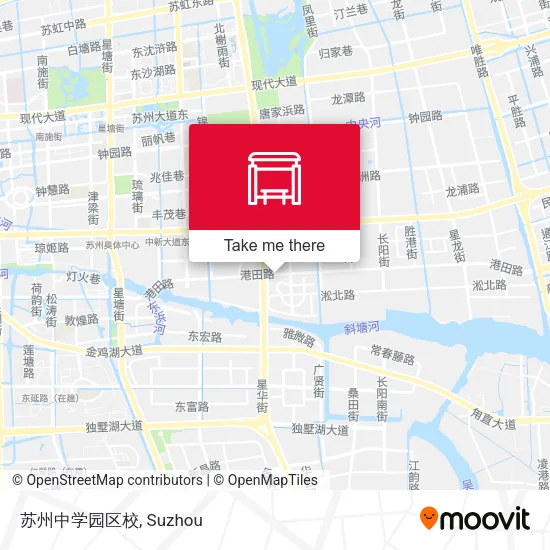 苏州中学园区校 map