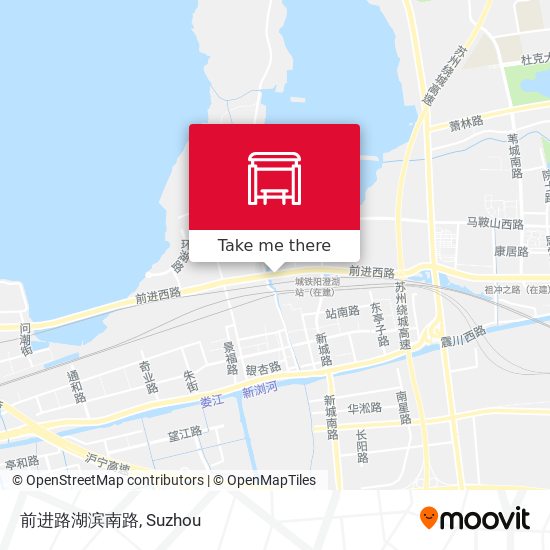 前进路湖滨南路 map