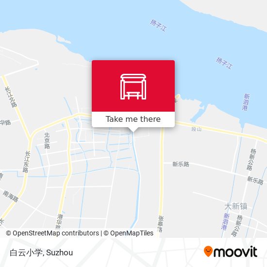 白云小学 map