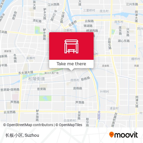 长板小区 map