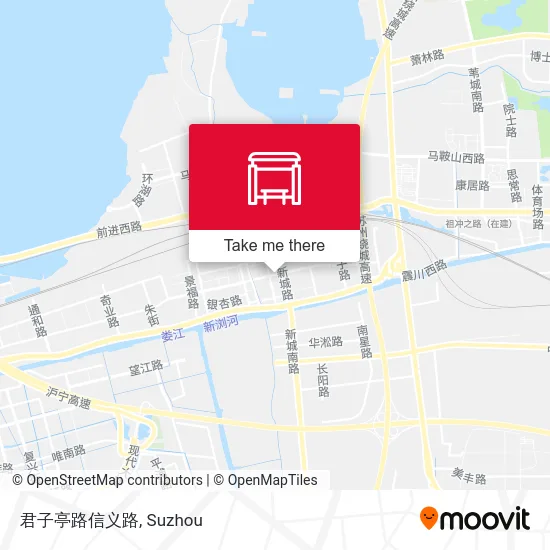 君子亭路信义路 map