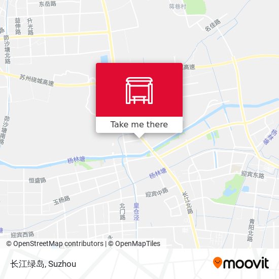 长江绿岛 map