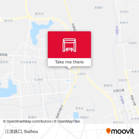 江浙路口 map