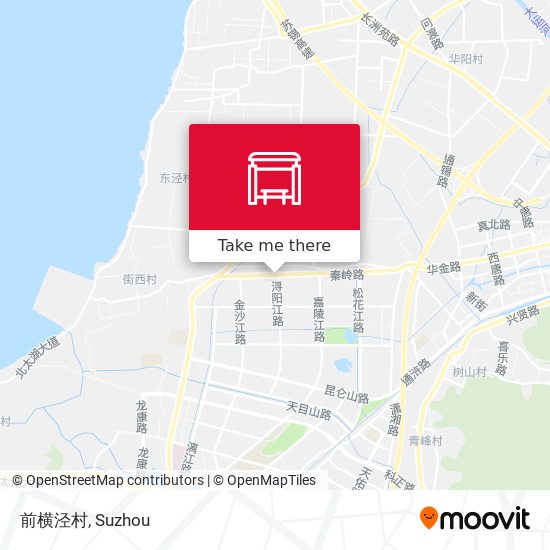 前横泾村 map