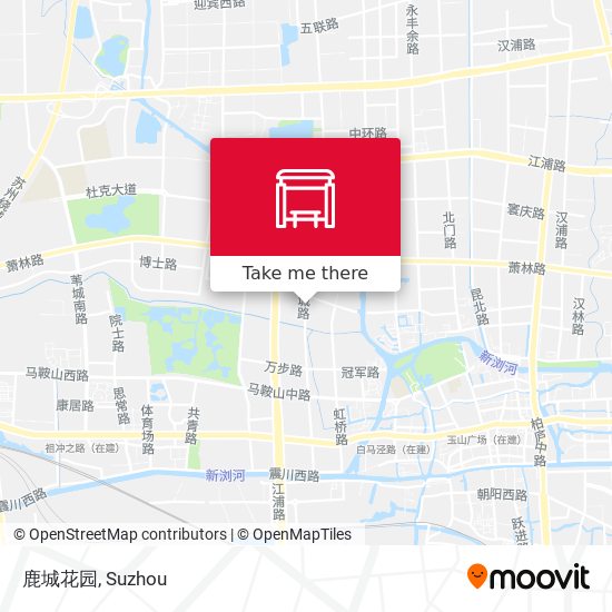 鹿城花园 map