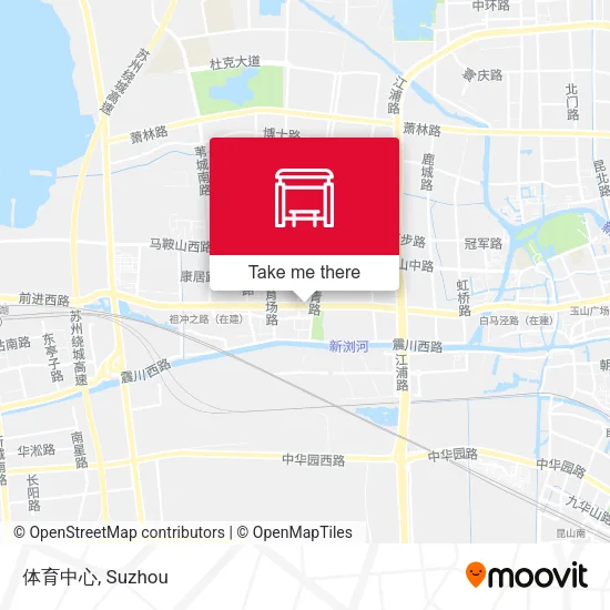 体育中心 map
