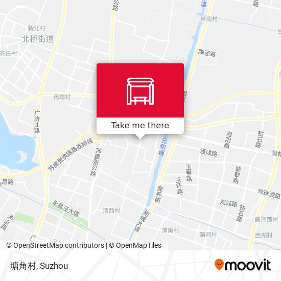 塘角村 map