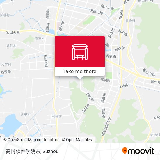 高博软件学院东 map