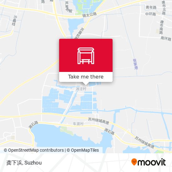 龚下浜 map