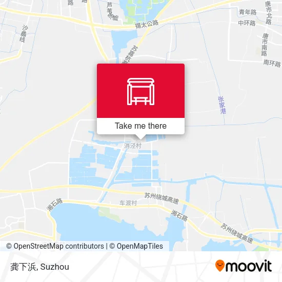 龚下浜 map