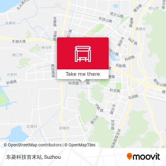 东菱科技首末站 map