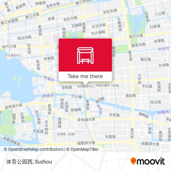 体育公园西 map