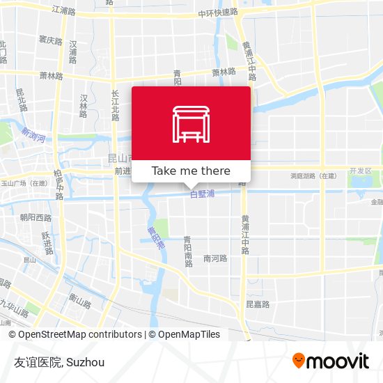 友谊医院 map
