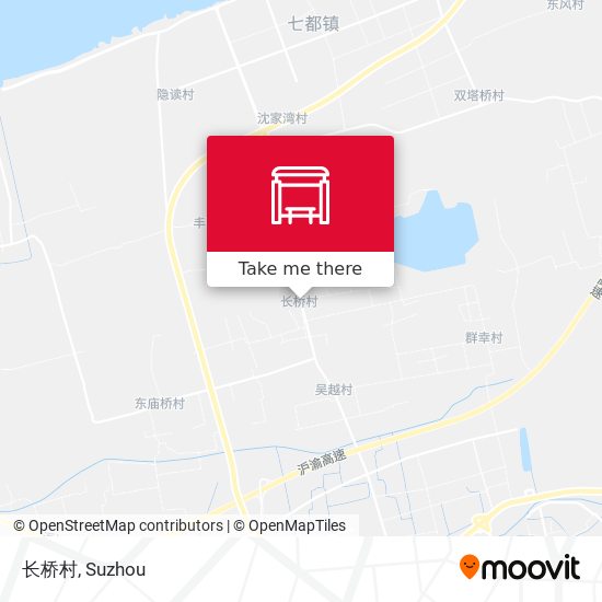 长桥村 map