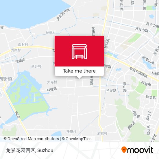 龙景花园四区 map