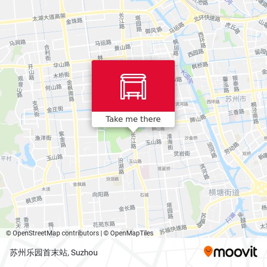 苏州乐园首末站 map