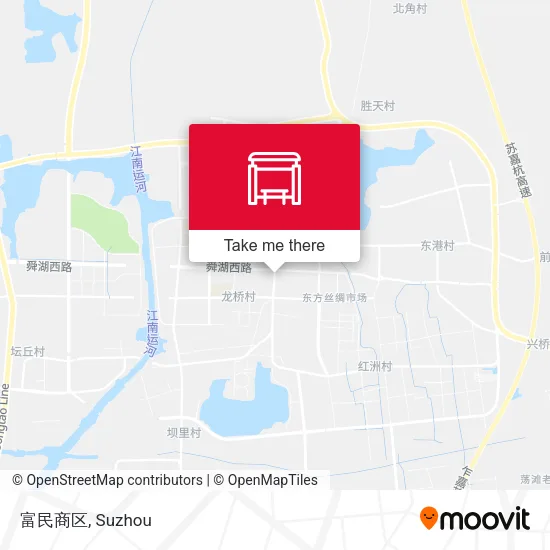 富民商区 map
