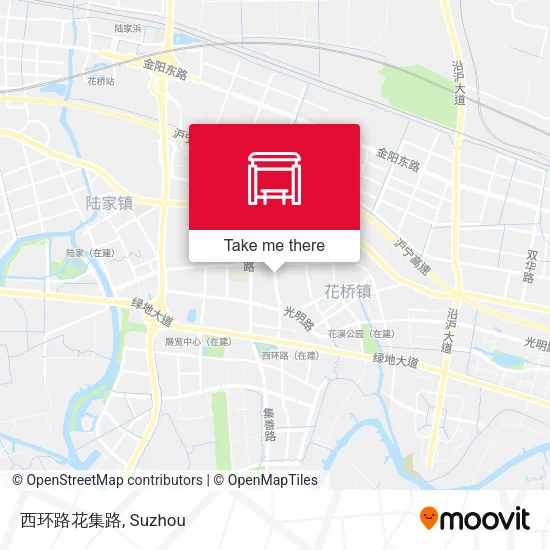 西环路花集路 map
