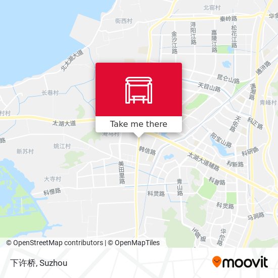 下许桥 map