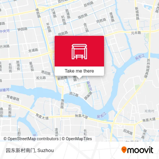 园东新村南门 map