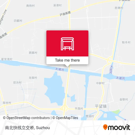 南北快线立交桥 map